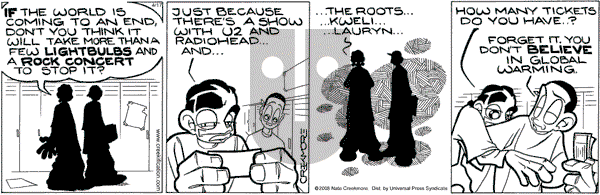 Maintaining on Thursday April 17, 2008 Comic Strip