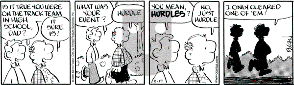 Drabble on Wednesday March 17, 2004 Comic Strip