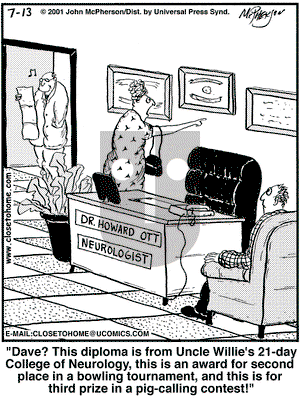 Close to Home on Friday July 13, 2001 Comic Strip