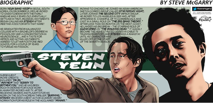 Biographic on Sunday June 13, 2021 Comic Strip