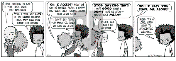 The Boondocks on Saturday May 29, 1999 Comic Strip