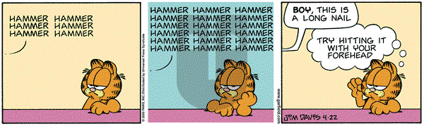 Garfield - Saturday April 22, 2000 Comic Strip