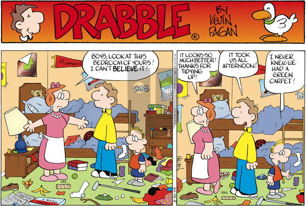 Drabble on Sunday August 30, 2009 Comic Strip