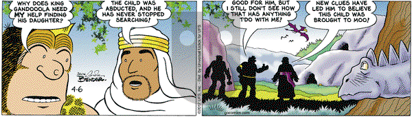 Alley Oop on Friday April 6, 2012 Comic Strip