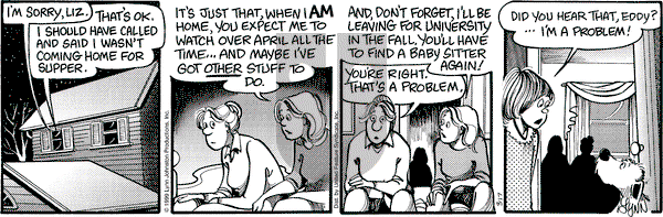 For Better or For Worse on Wednesday March 17, 1999 Comic Strip