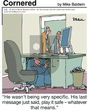 Cornered on Tuesday January 8, 2013 Comic Strip