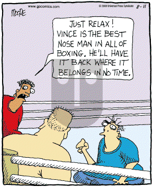 In the Bleachers - Monday August 11, 2008 Comic Strip