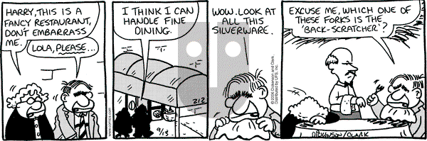 Lola on Wednesday September 13, 2006 Comic Strip