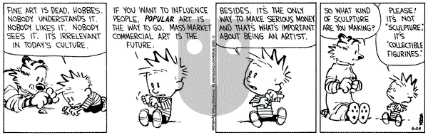 Calvin and Hobbes on Wednesday June 24, 1992 Comic Strip