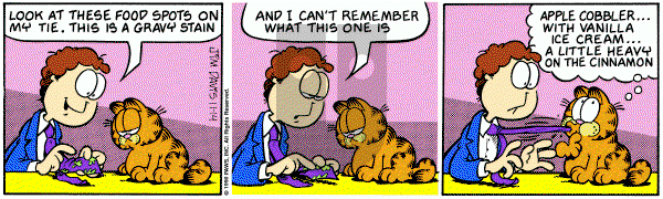 Garfield on Thursday July 8, 1993 Comic Strip
