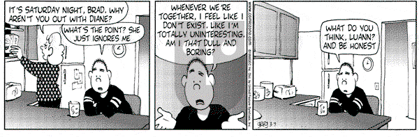 Luann on Saturday March 7, 1998 Comic Strip