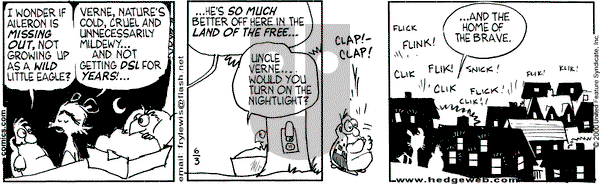 Over the Hedge on Saturday June 3, 2000 Comic Strip