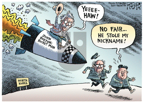 Rob Rogers on Thursday March 29, 2018 Comic Strip