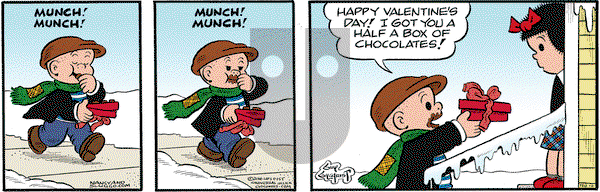 Nancy on Saturday February 13, 2016 Comic Strip