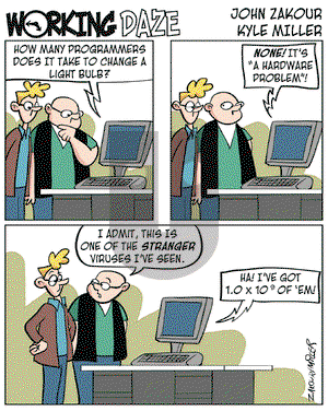 Working Daze on Saturday July 16, 2005 Comic Strip