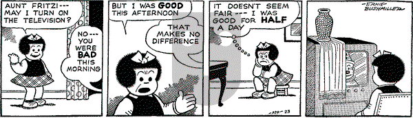 Nancy Classics on Monday May 26, 2025 Comic Strip