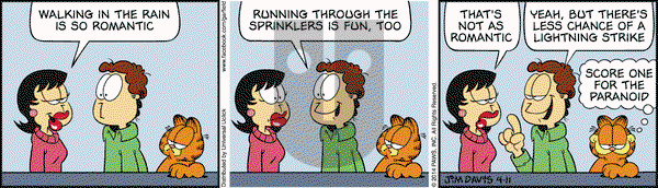 Garfield on Friday April 11, 2014 Comic Strip
