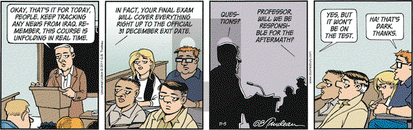 Doonesbury on Saturday November 5, 2011 Comic Strip