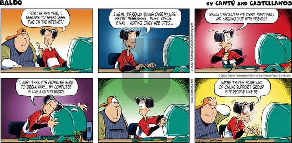 Baldo on Sunday January 2, 2005 Comic Strip