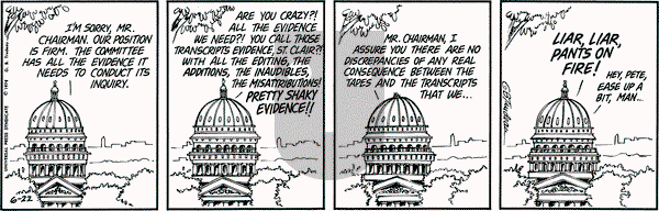 Doonesbury on Saturday June 22, 1974 Comic Strip