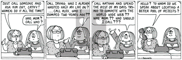 Cathy Classics on Saturday October 11, 1997 Comic Strip