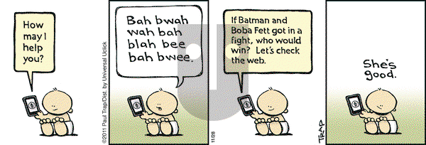 Thatababy on Monday November 28, 2011 Comic Strip