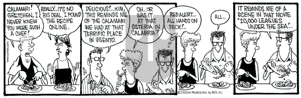 Monty on Thursday August 24, 2006 Comic Strip