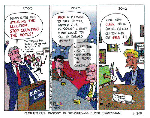 Ted Rall on Monday January 18, 2021 Comic Strip