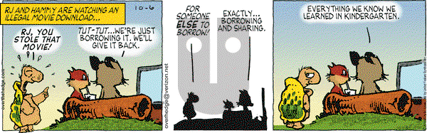 Over the Hedge on Wednesday October 6, 2010 Comic Strip