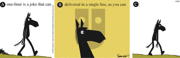 Dark Side of the Horse on Monday June 30, 2025 Comic Strip