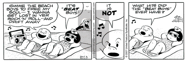 Nancy on Friday July 6, 2007 Comic Strip