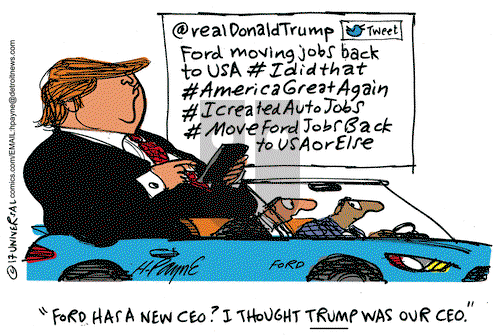 Henry Payne on Tuesday May 23, 2017 Comic Strip