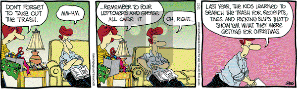 The Buckets on Thursday December 19, 2019 Comic Strip