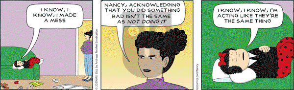 Nancy on Friday February 21, 2020 Comic Strip