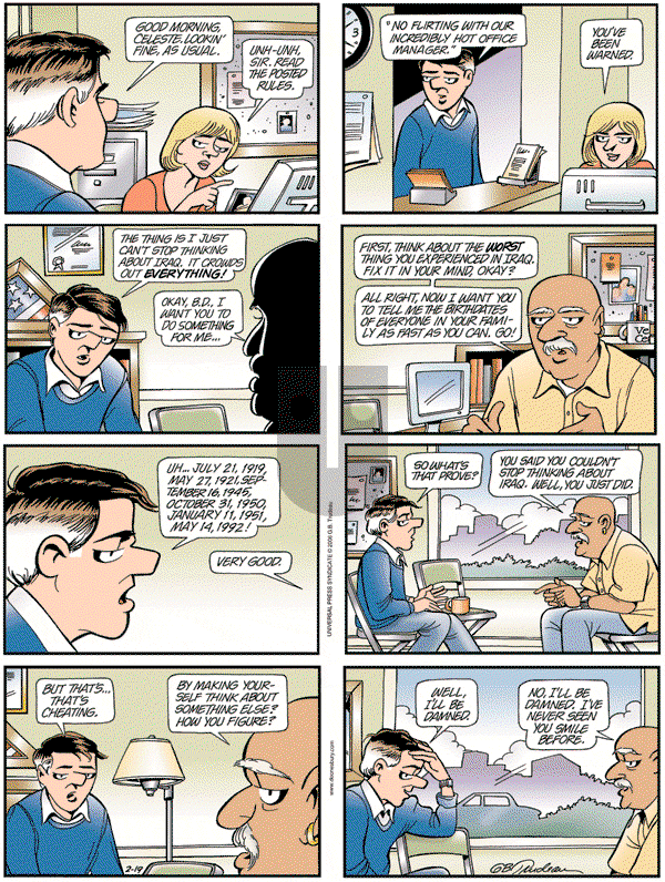Doonesbury - Sunday February 19, 2006 Comic Strip
