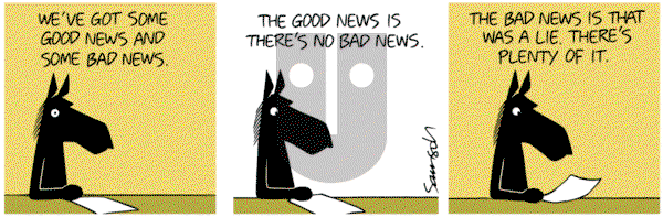 Dark Side of the Horse on Sunday September 23, 2018 Comic Strip