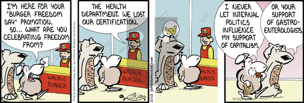 DeFlocked on Tuesday February 12, 2019 Comic Strip