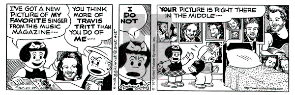 Nancy on Wednesday July 23, 1997 Comic Strip