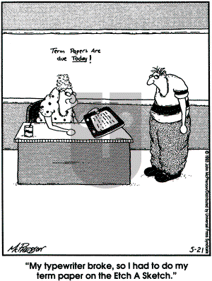 Close to Home on Friday May 21, 1993 Comic Strip