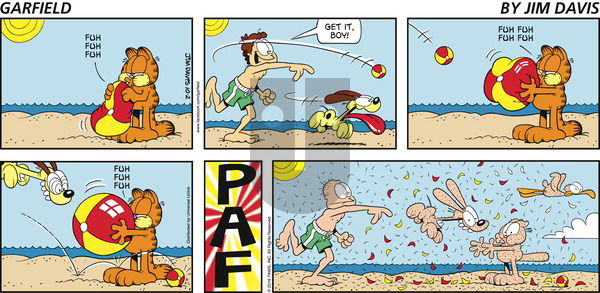 Garfield on Sunday October 2, 2016 Comic Strip