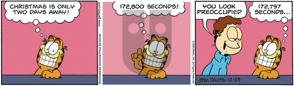 Garfield on Thursday December 23, 2004 Comic Strip