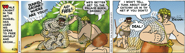 Alley Oop on Saturday April 26, 2014 Comic Strip