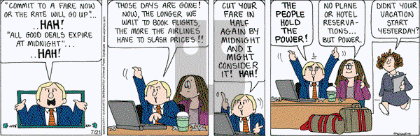 Cathy Classics on Tuesday July 21, 2009 Comic Strip