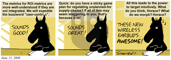 Dark Side of the Horse on Saturday November 13, 2010 Comic Strip