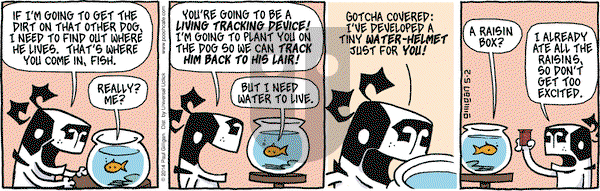 Pooch Cafe on Friday May 2, 2014 Comic Strip