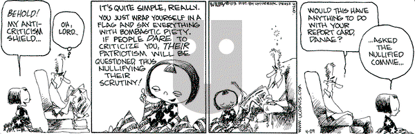 Non Sequitur on Tuesday April 29, 2003 Comic Strip
