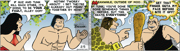 Alley Oop on Friday February 5, 2016 Comic Strip
