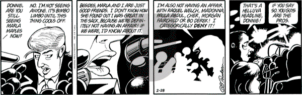 Doonesbury on Wednesday February 28, 1990 Comic Strip
