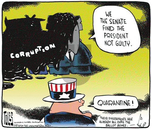 Tom Toles on Friday February 7, 2020 Comic Strip
