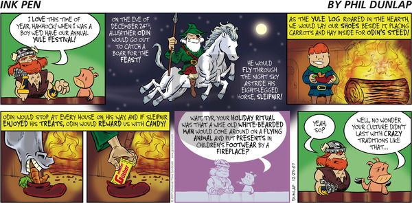 Ink Pen on Sunday December 23, 2007 Comic Strip